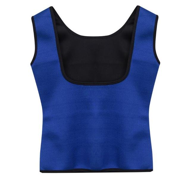 Veste de Sudation moulante Fitness - Bleu