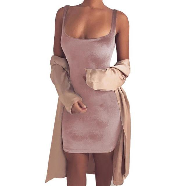 Robe de Soirée Moulante en coton