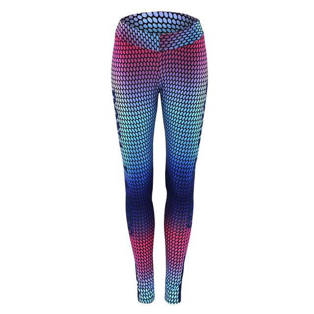 High Waist Sexy Women Sporting Leggings Print Smooth Stretchy Fitness Workout Legins Skinny Bodycon Pants Trousers Grey Jeggings - Lolieshop