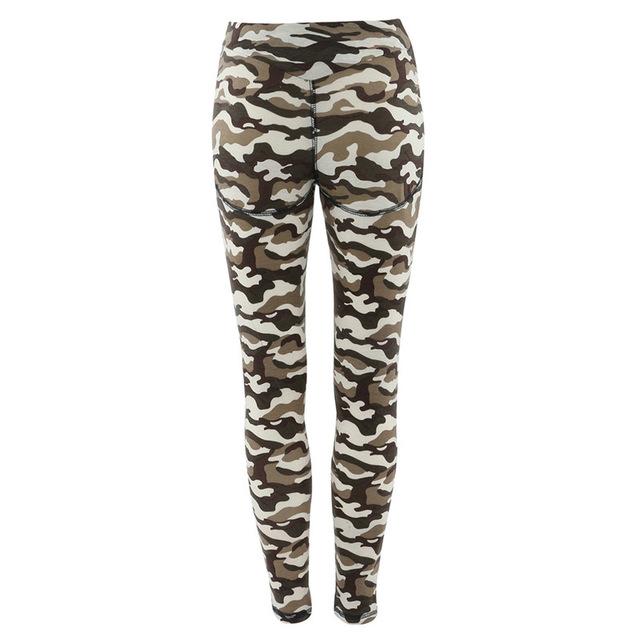 High Waist Sexy Women Sporting Leggings Print Smooth Stretchy Fitness Workout Legins Skinny Bodycon Pants Trousers Grey Jeggings - Lolieshop