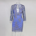 Feditch 2017 Newest Women Bodycon Dress Sexy Backless Bandage Hollow Out Vintage Vestidos Elegant Lady Clubwear Dresses De Festa - Lolieshop
