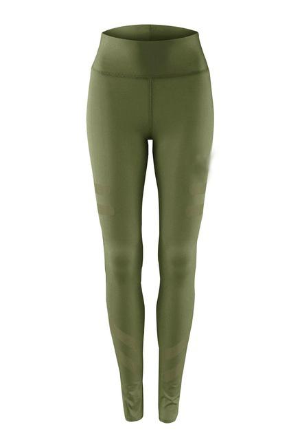 3 Colors Army Green Sporting Leggings Clothing For Women's Fitness Quick Dry Pants High Waist Leggins Fitness Workout Leggings - Lolieshop