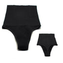 Culotte haute gainante curvy effet slim - Noir