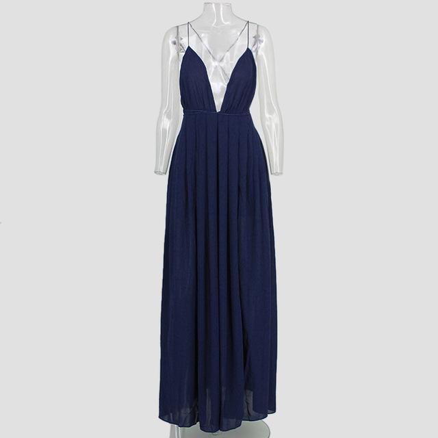 Robe longue de type spaghetti - Lolieshop
