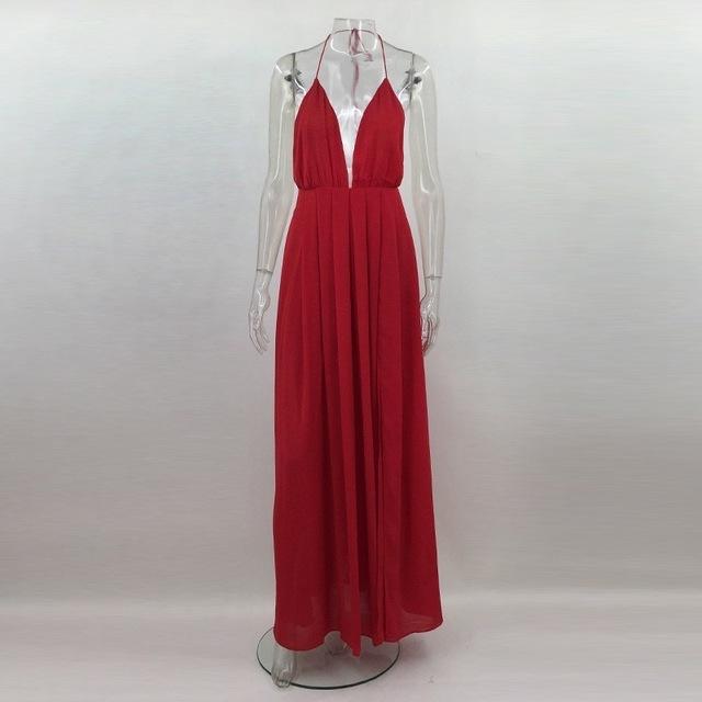 Robe longue de type spaghetti - Lolieshop