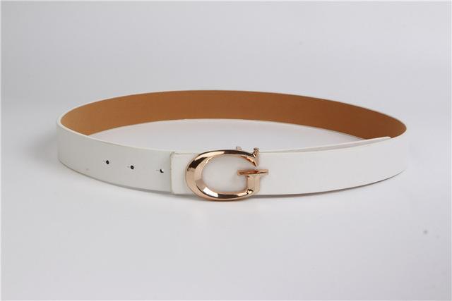 Ceinture Cuir Unisexe avec Boucle G - Lolieshop