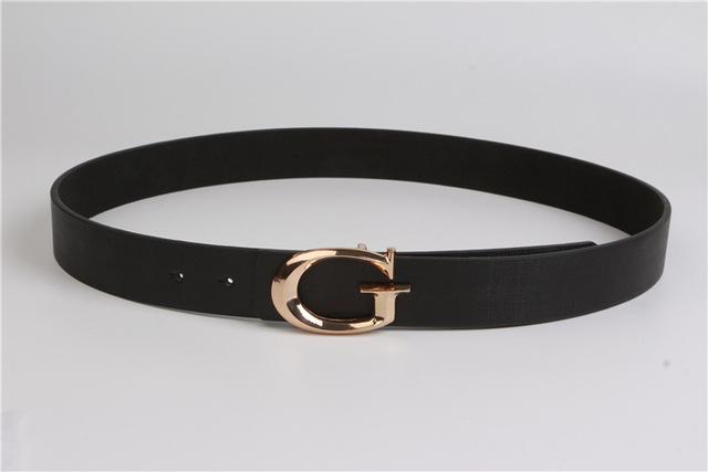 Ceinture Cuir Unisexe avec Boucle G - Lolieshop