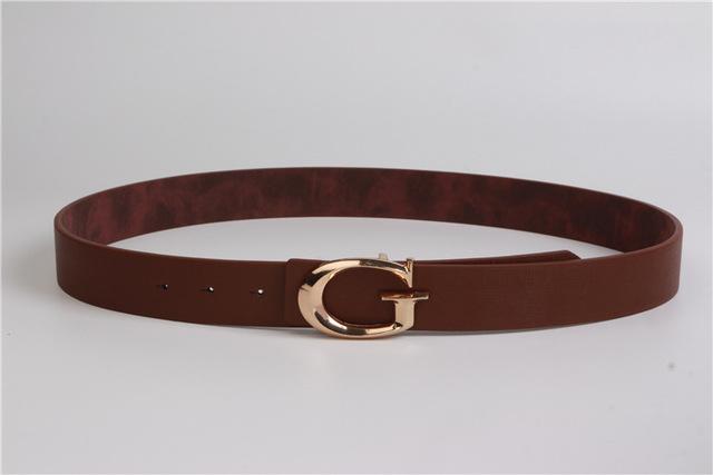 Ceinture Cuir Unisexe avec Boucle G - Lolieshop