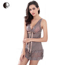 Hot 2016 New Women Sexy Nightwear 5 Colors Plus Size S~XXL Lace Nightgown Sleepwear Dress G-String Sexy Lingerie Robe Sexy AP280 - Lolieshop