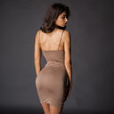 Robe Sexy au Col Slash